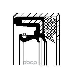 Сальник дифференциала CITROEN/PEUGEOT 43X59X10 FPM CORTECO 07019089B