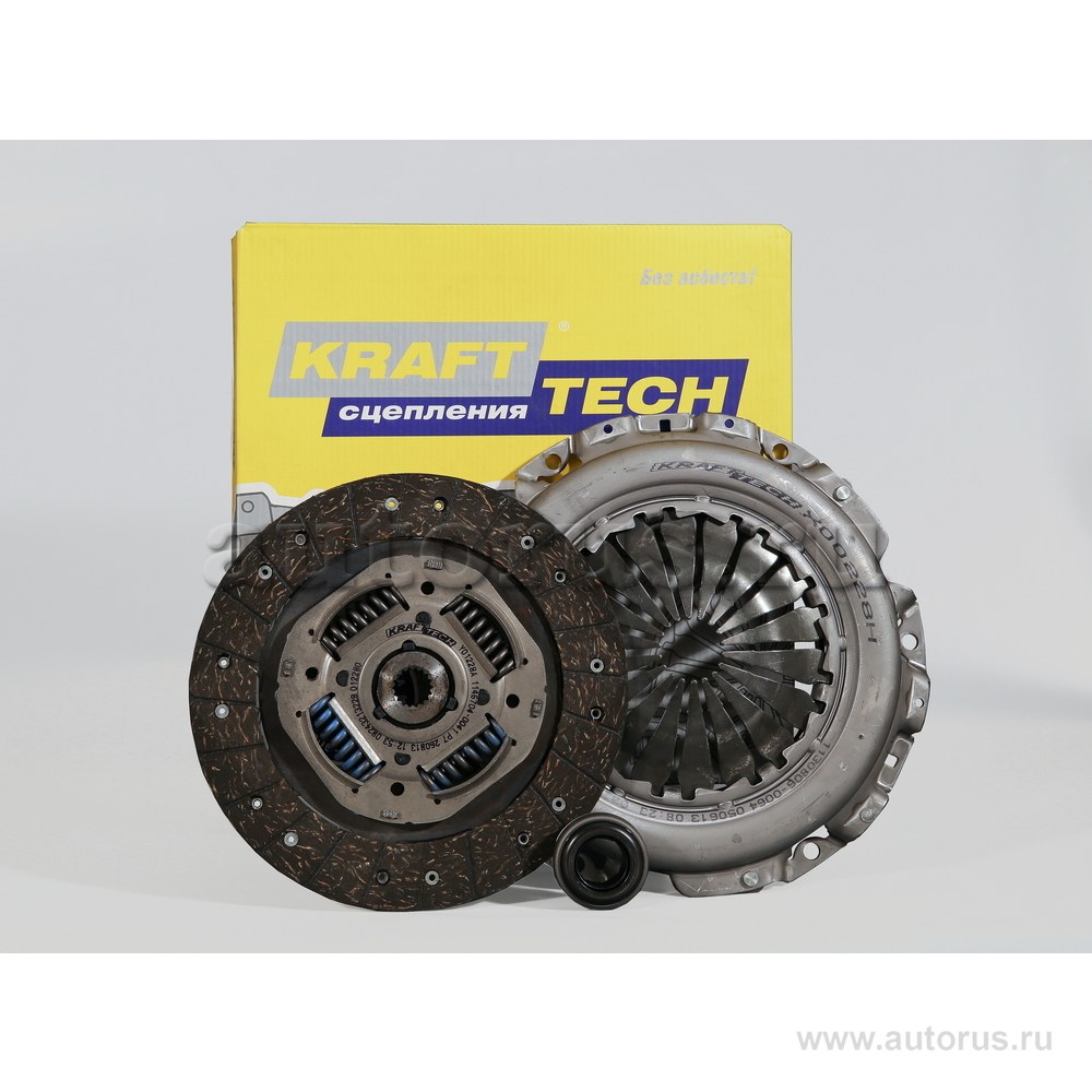 Комплект сцепления Peugeot 307,406,407 1.8-2.0, 1.8-2.0 HDI для CITROEN/FIAT/PEUGEOT mot.1.8/2.0L 16V KRAFTTECH W00228J