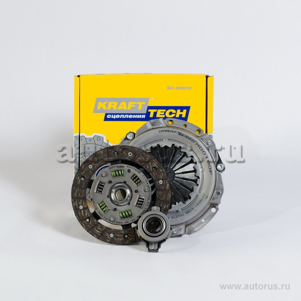 Комплект сцепления Chevrolet Sens, Chance 1.3 для Tavria, Sens KRAFTTECH W01180E