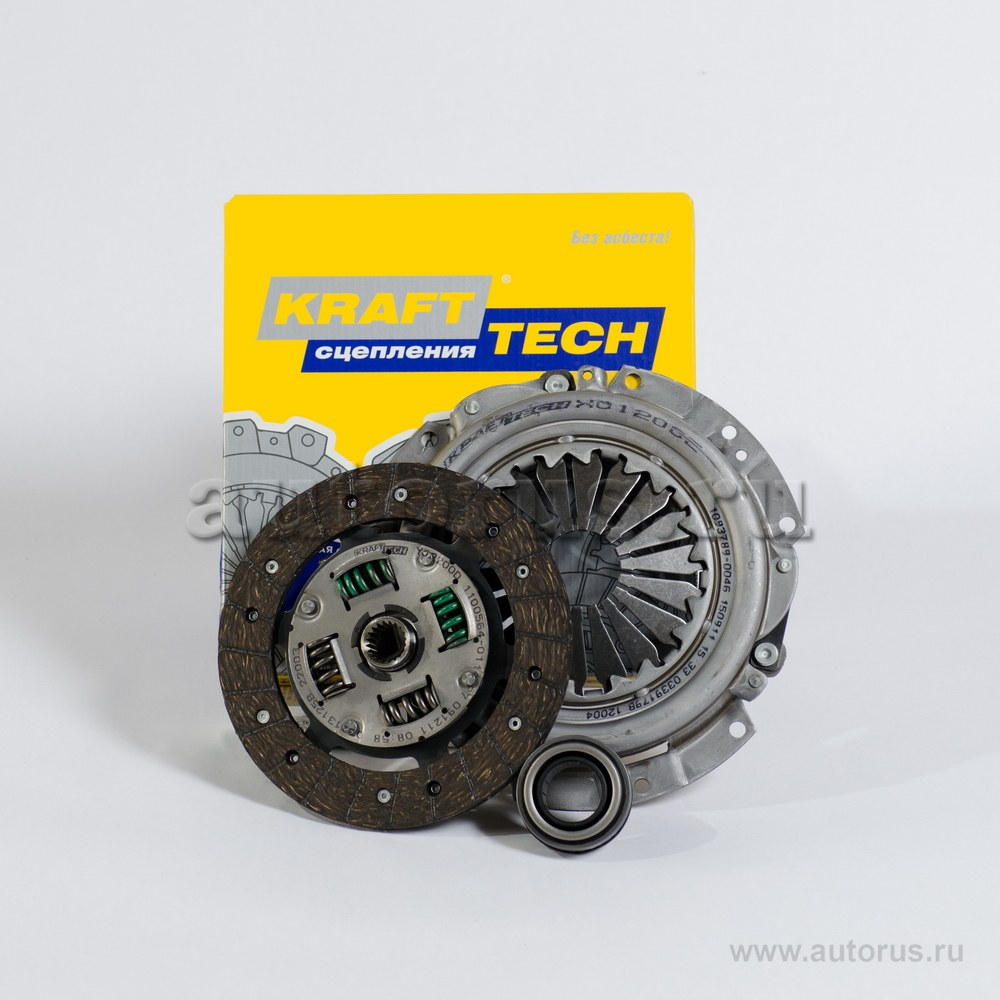 Комплект сцепления Hyundai Accent 1.5 12/16V до 2000г для Hyundai Accent 1.5 12/16V до 2000г KRAFTTECH W01200F