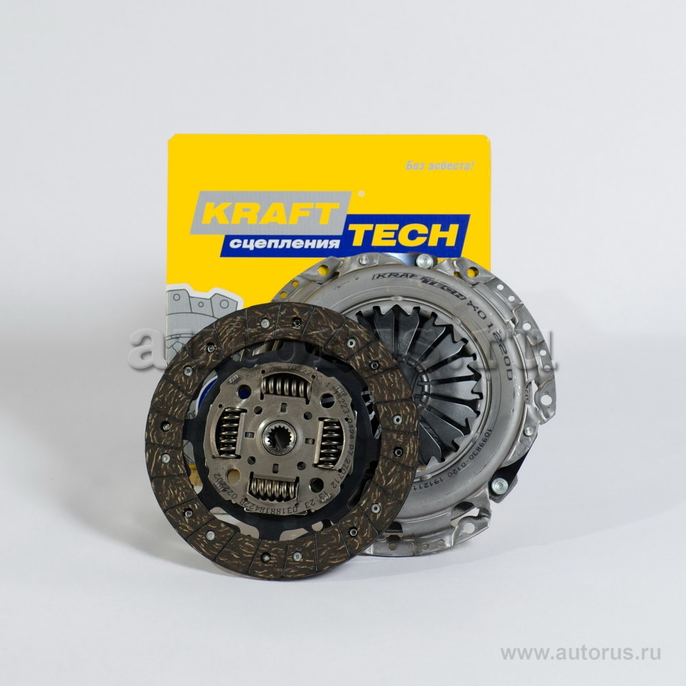 Комплект сцепления Ford Focus 2 1.4-1.6 16V/Volvo c30, s40 1.6 для FORD FOCUS 1/2 1.6/1.8L 16кл. KRAFTTECH W01220B9