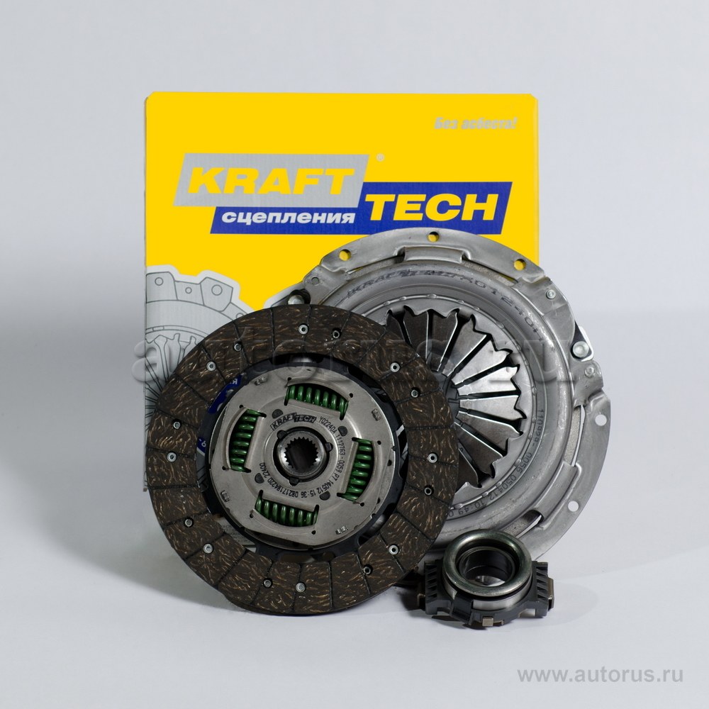 Комплект сцепления Hyundai Porter для HYUNDAI Porter 2.5TD 05-> KRAFTTECH W01240J