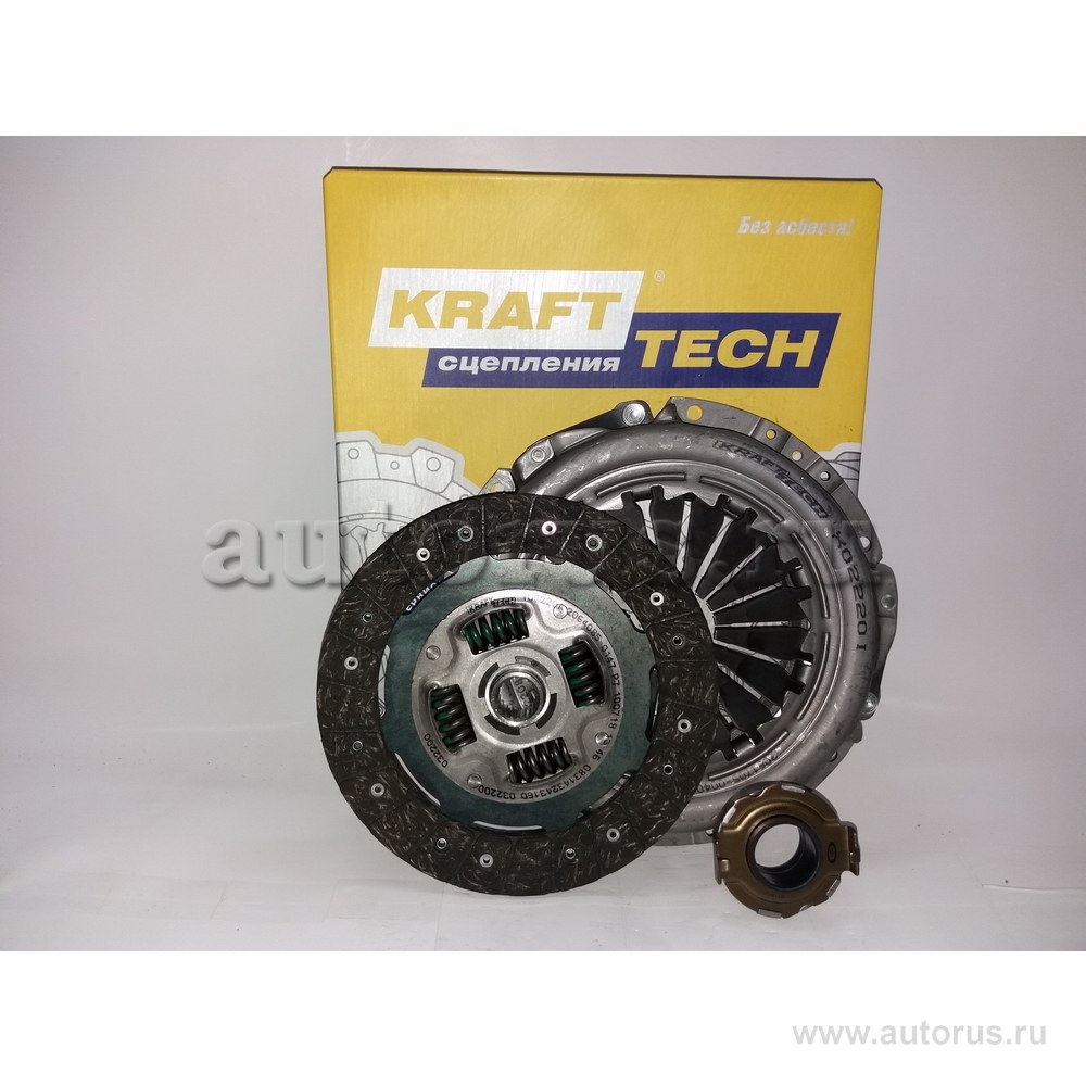 Комплект сцепления Honda Civic 1.8 (140 л.с.) для HONDA Civic 1.8L 140pS 2005-> KRAFTTECH W03220G