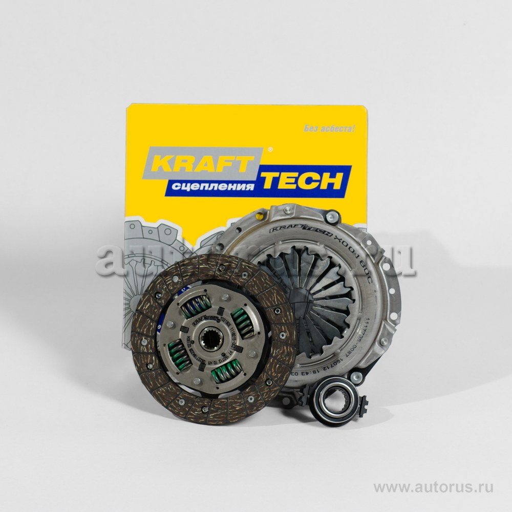 Комплект сцепления Peugeot 206,306 1.4 для CITROEN Xsara/PEUGEOT 206 1.1/1.4L KRAFTTECH W04180C