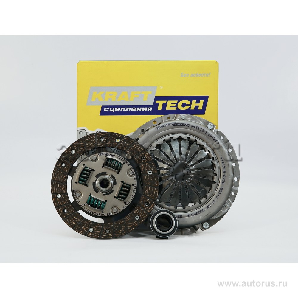Комплект сцепления Fiat Punto 1.2 16V для FIAT Albea/Bravo/Palio/Punto 1.2/1.4L mot.16V KRAFTTECH W04190B