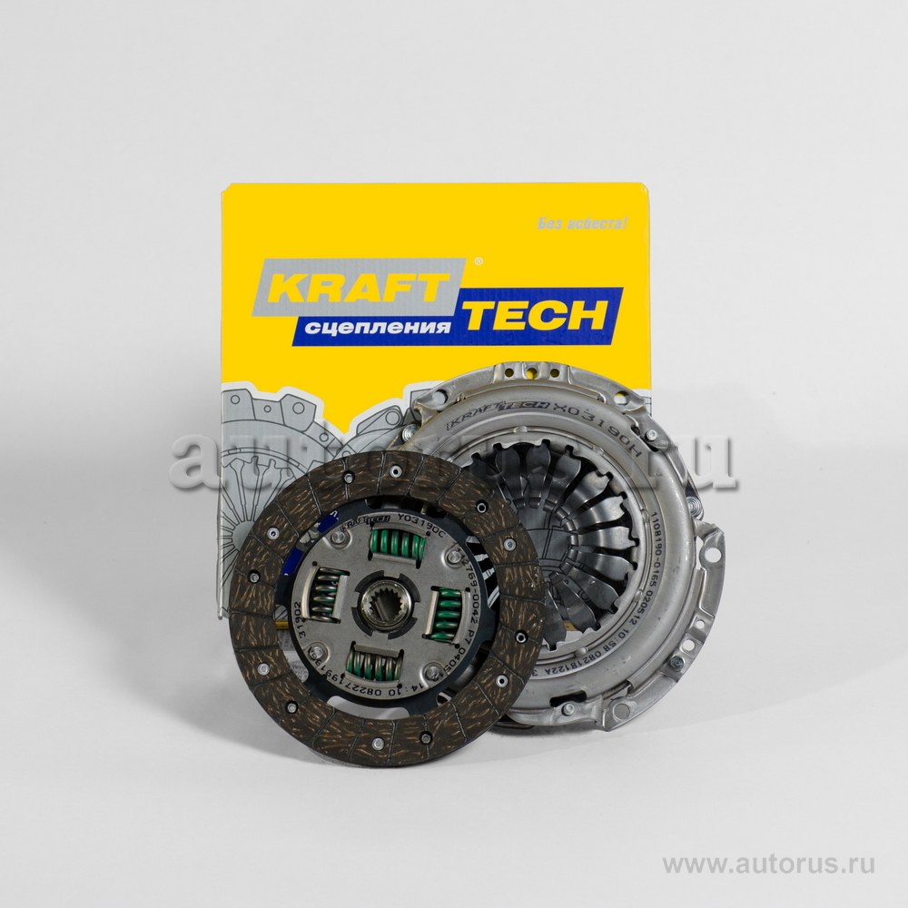 Комплект сцепления Ford Fusion,Fiesta,Mazda 2 1.25-1.4 для FORD Fusion/Fiesta 1.25/1.3/1.4/1.6L 01-> KRAFTTECH W04190F9
