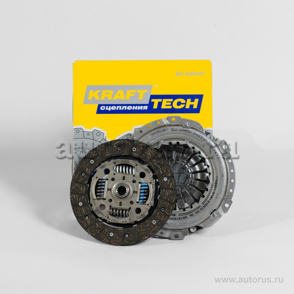 Комплект сцепления Opel Astra G, Vectra B, Vectra C, Zafira 1.6 для OPEL Astra G/Vectra B KRAFTTECH W06200H9