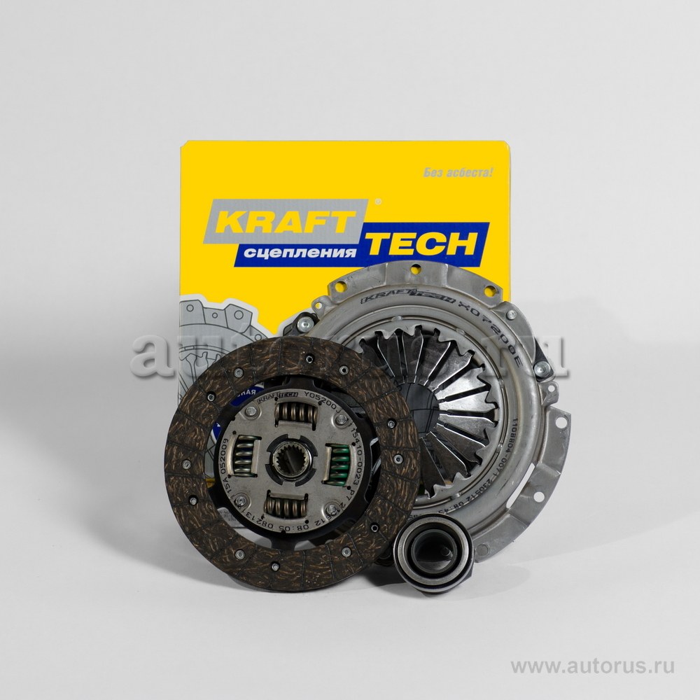 Комплект сцепления Kia Spectra,Rio,Shuma 1.5-1.6 для KIA SPECTRA 1.6L 01.05-> KRAFTTECH W07200G