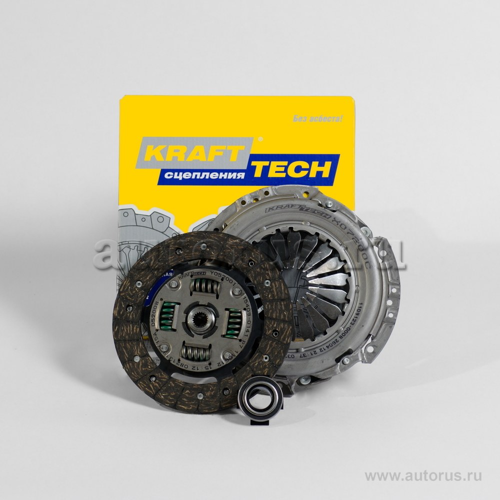 Комплект сцепления Fiat Albea,Doblo,Siena,Palio 1.4- 1.6 для FIAT Doblo/Albea/Marea all 1.4/1.6L 8V/16V KRAFTTECH W07200H