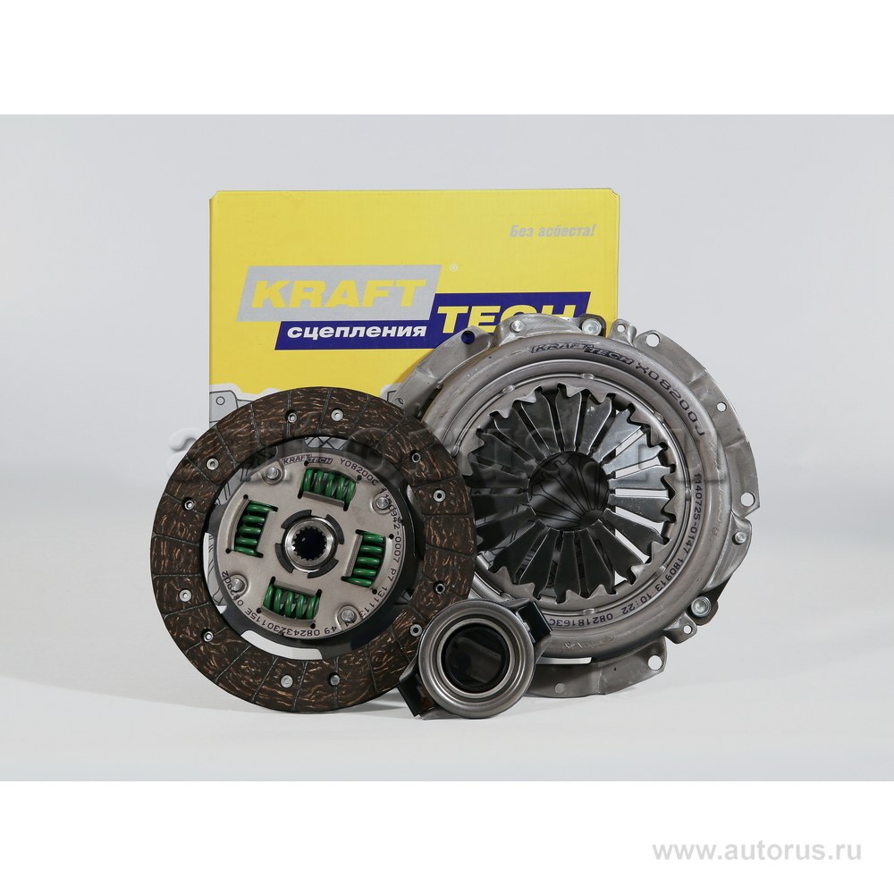 Комплект сцепления Nissan Almera N16,Primera P11,P12 1.5-1.6 00- для NISSAN Almera (N15)/Primera P10/P11 1.6L KRAFTTECH W18200C