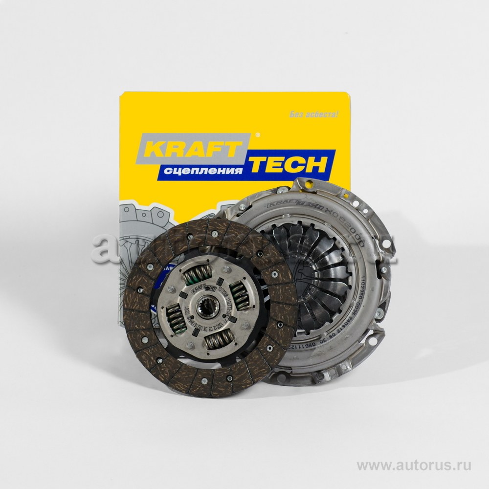 Комплект сцепления Ford Focus Zetec Rocam 1.6 8V для FORD Focus 1 (1.6 Rocam) KRAFTTECH W19200C9