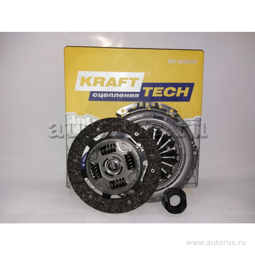 Комплект сцепления Lancer X 1.5 для MITSUBISHI Lancer X 1.5L KRAFTTECH W21200G