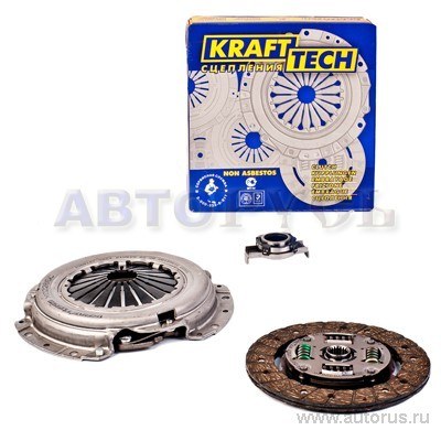 Комплект сцепления ВАЗ 2110, 2111, 2112 KRAFTTECH W03200C