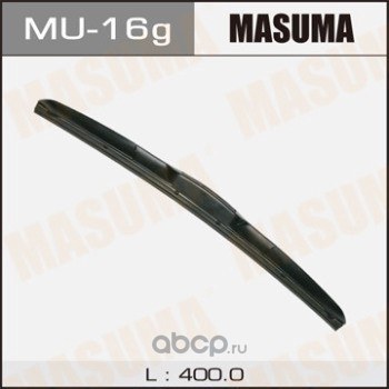 Щетка стеклоочистителя 16' гибридный крюк 400 мм MASUMA MU-16g