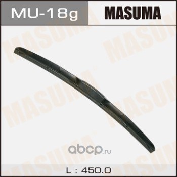 Щетка стеклоочистителя 18' гибридный крюк 450 мм MASUMA MU-18g
