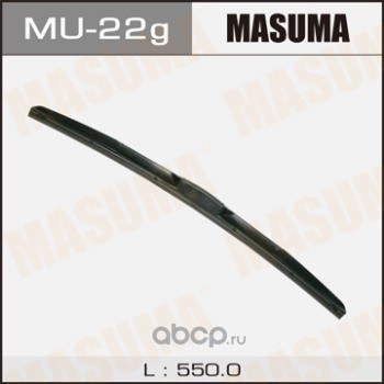 Щетка стеклоочистителя 22' гибридный крюк 550 мм MASUMA MU-22g