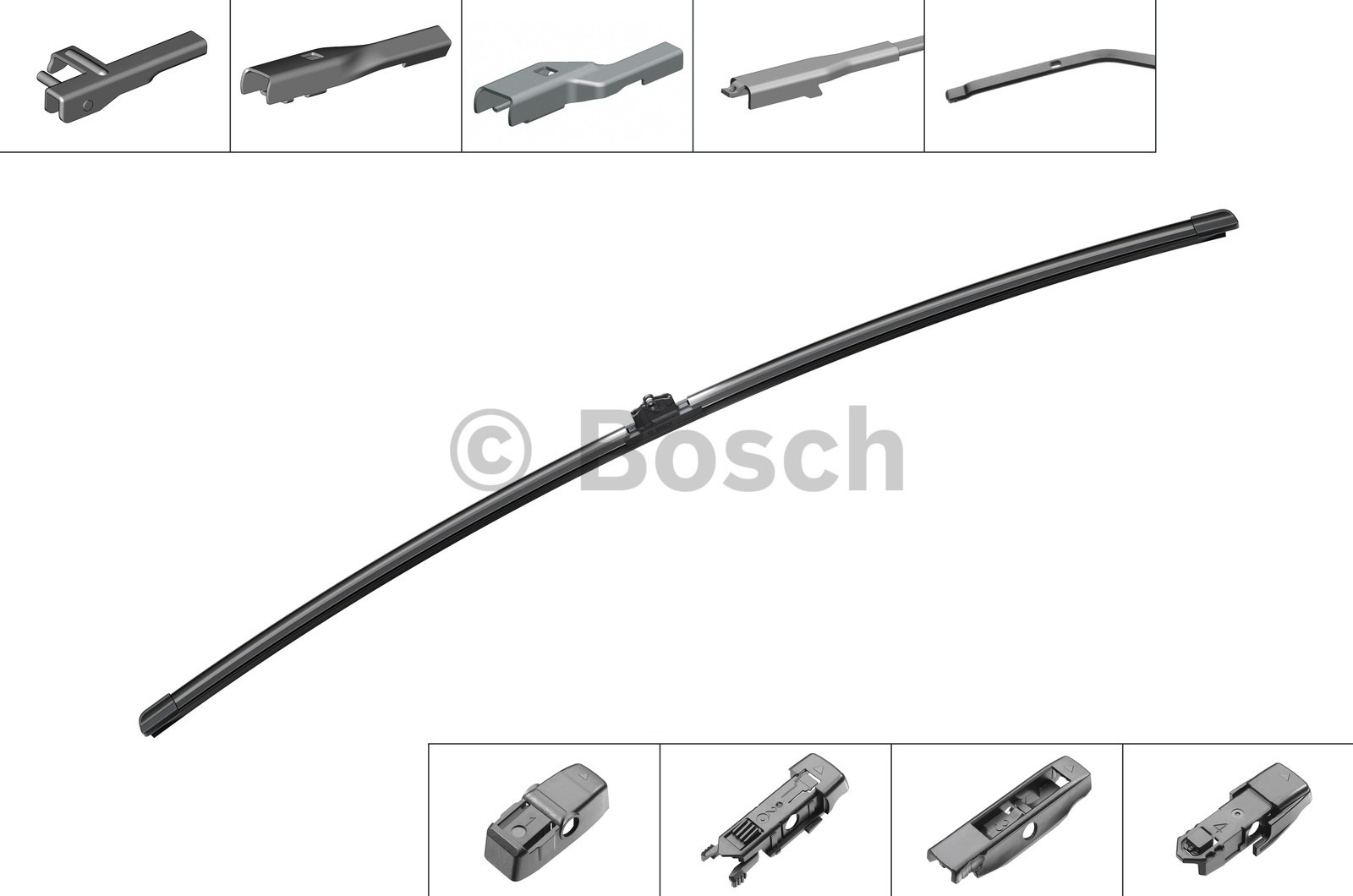 Щетка стеклоочистителя 800 мм бескаркасная 1 шт BOSCH AEROTWIN PLUS 3 397 006 955