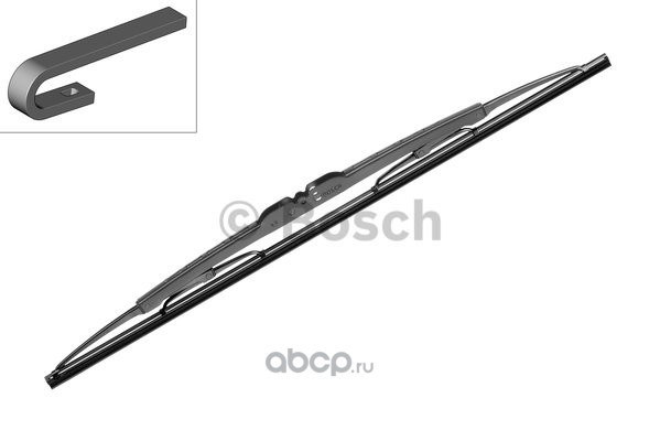 Щетка стеклоочистителя задняя 430 мм каркасная 1 шт BOSCH 3 397 015 046