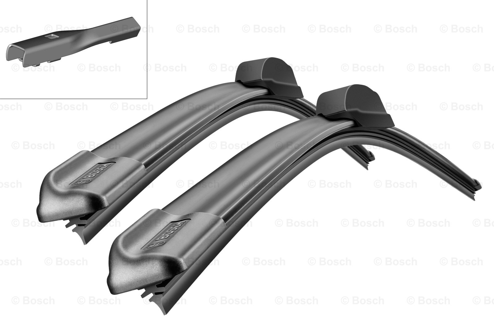 Щетки стеклоочистителя 650/400 мм бескаркасная комплект 2 шт BOSCH AERO 3 397 007 945