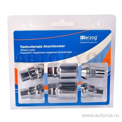 Секретки колесные гайка M12x1.50x36 С19 HLM 006K-5 HERZOG