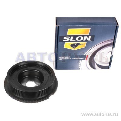 Шкив коленвала ВАЗ 2112, демпфер SLON 2112-1005058-04
