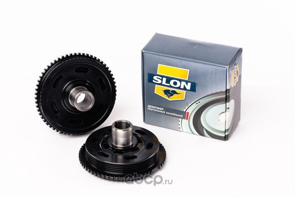 Шкив коленвала ВАЗ 2123, демпфер SLON 2123-1005058-01