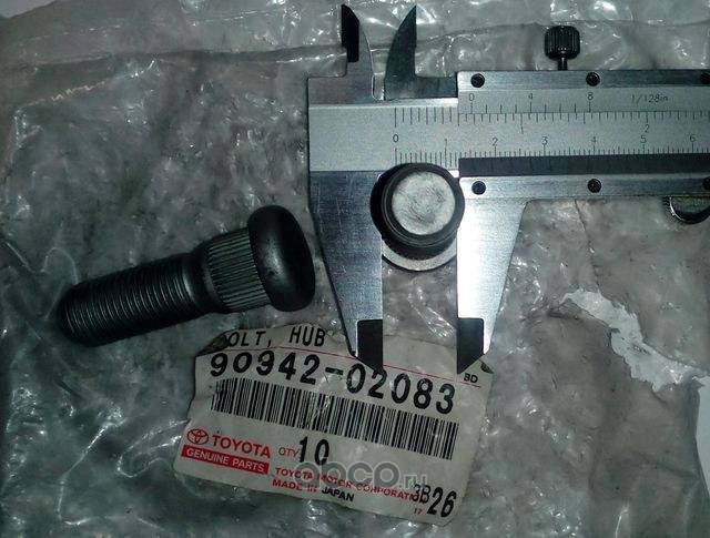 Шпилька ступицы TOYOTA 90942-02083