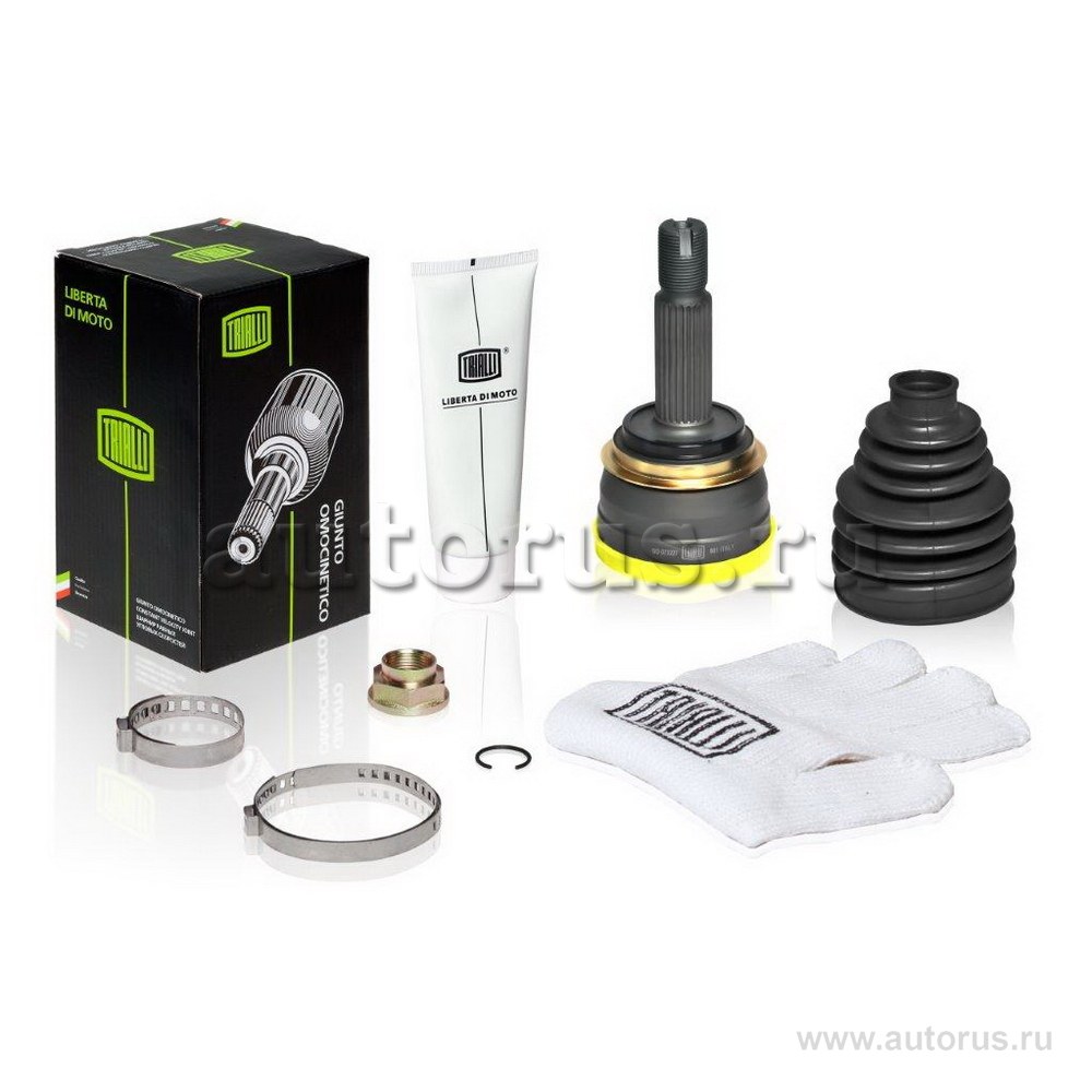 ШРУС для а/м Hyundai Solaris (10-)/Kia Rio (11-) 1.4i/1.6i (без кольца ABS) (наруж.) TRIALLI GO 073227
