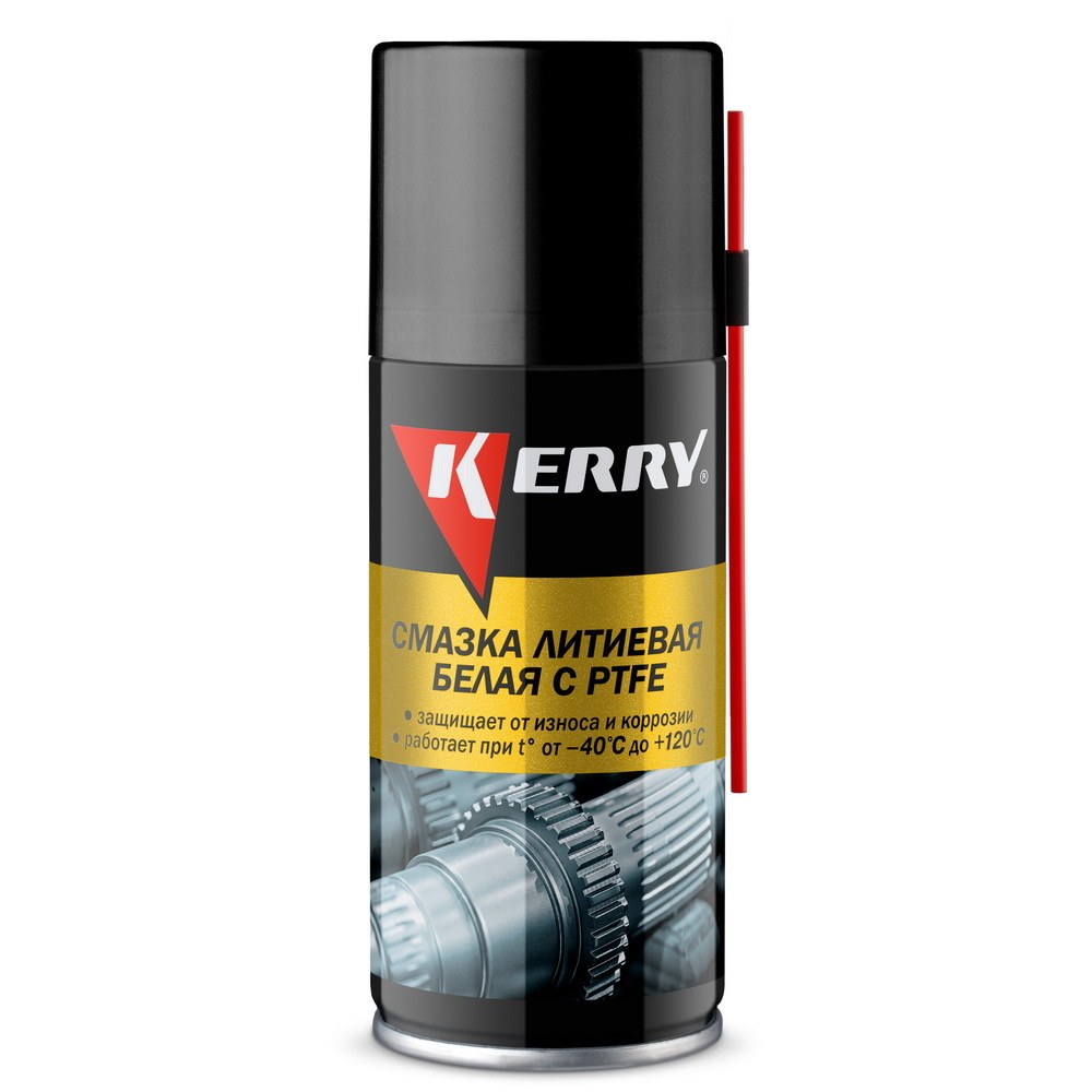 Смазка литиевая белая с PTFE 210 мл KERRY KR-942-1