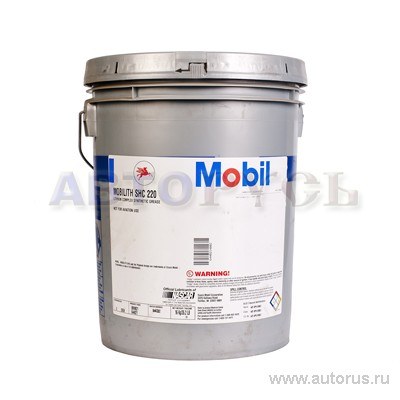 Смазка Mobilith SHC 220 пластичная 16 кг MOBIL 147800