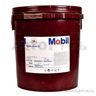 Смазка MOBIL Mobilux EP 0 18 кг 157109