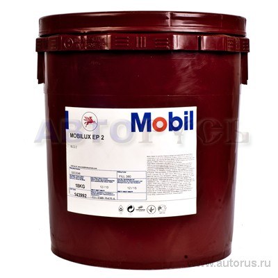 Смазка Mobilux EP 2 пластичная 18 кг MOBIL 143992