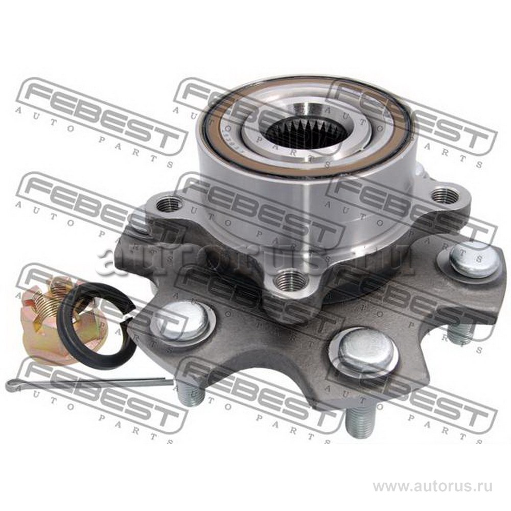 Ступица передняя в сборе L=R для MITSUBISHI PAJERO IV/MONTERO V87W/V97W 2006- FEBEST 0482-V75F
