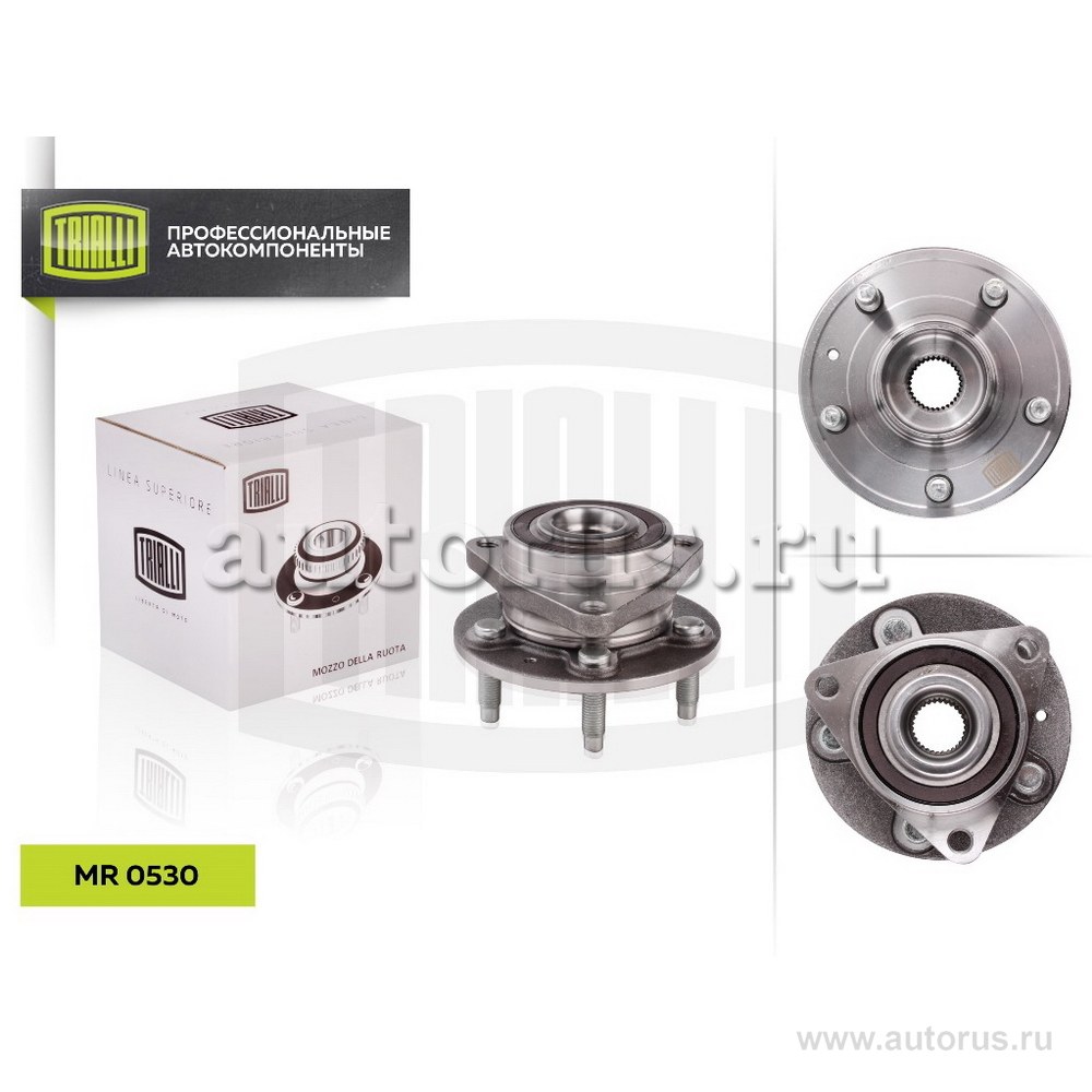 Ступица для а/м Chevrolet Cruze (09-)/Opel Astra J (10-) R-15 ABS (перед. в сборе с подшип.) TRIALLI MR 0530