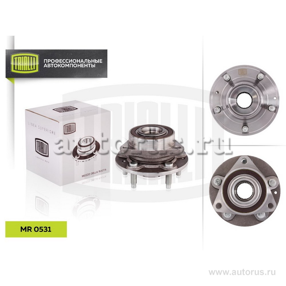 Ступица для а/м Chevrolet Cruze (09-)/Opel Astra J (10-) R-16 ABS (перед. в сборе с подшип.) TRIALLI MR 0531