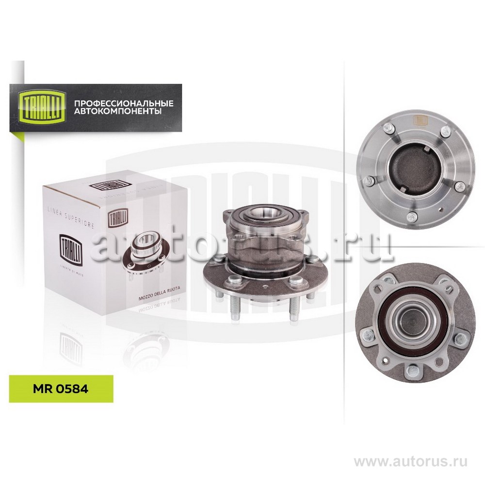 Ступица для а/м Chevrolet Cruze (09-)/Opel Astra J (10-) R-16 ABS (5x115) (задн. в сборе с подшип.) TRIALLI MR 0584