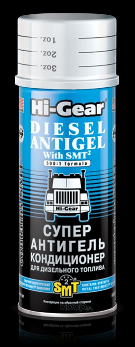 Супер-антигель для дизтоплива (содержит SMT2) 1:500 444 мл HI-Gear HG3421 HI-Gear HG3421