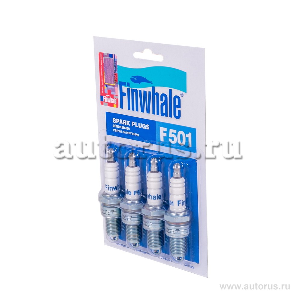 Свеча зажигания компл. (4шт) для а/м ВАЗ 2101-07 FINWHALE F501