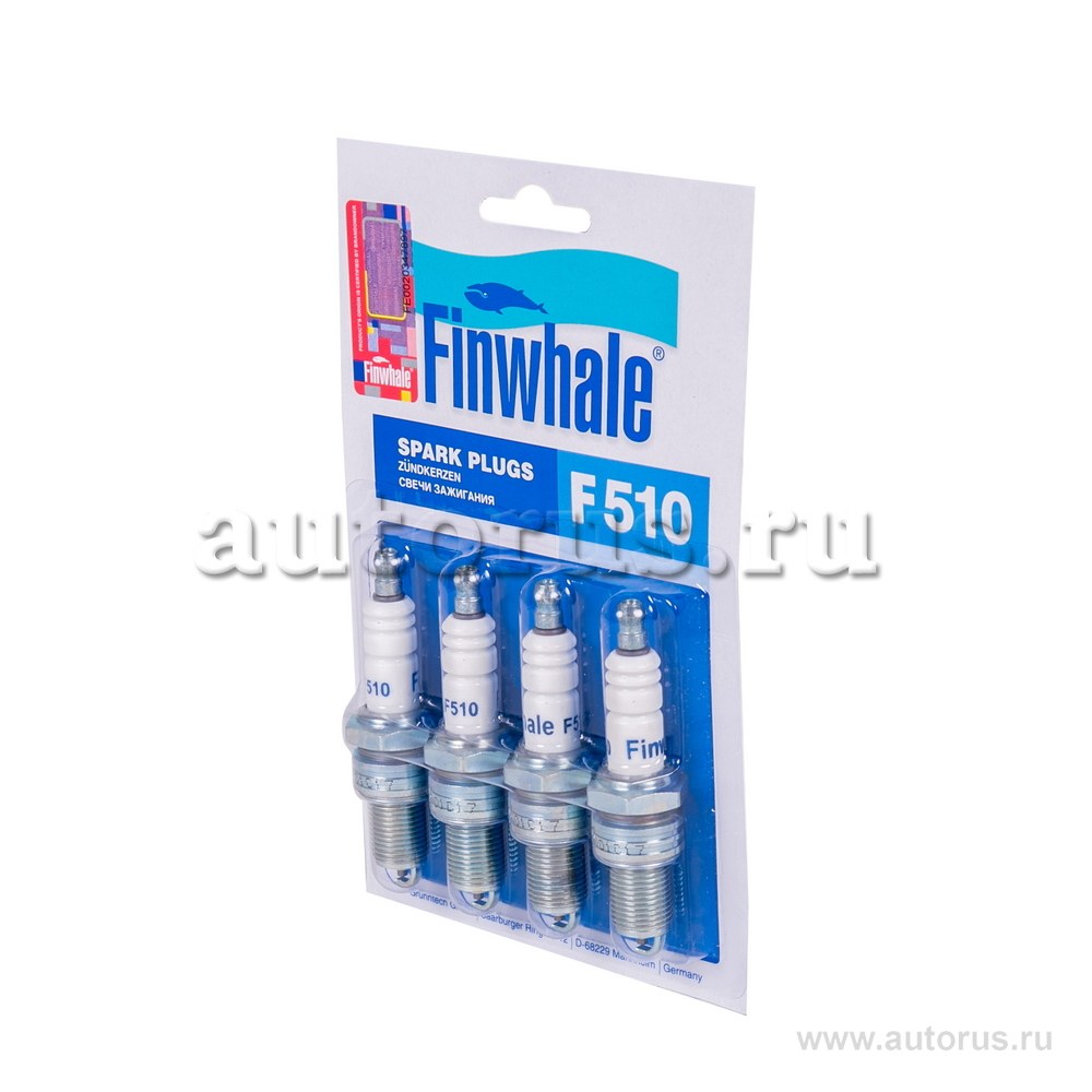 Свеча зажигания компл. (4шт) для а/м ВАЗ 08-010инж. FINWHALE F510