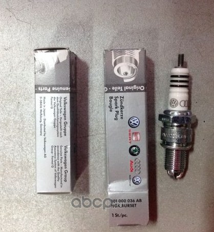 Свеча зажигания VAG 101 000 036AB AD VW ABM,1F,AAM VAG 101 000 036AB