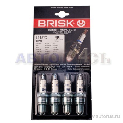 Свеча зажигания компл. (4шт) для а/м ВАЗ 2101-09 EXTRA BRISK LR15TC-J