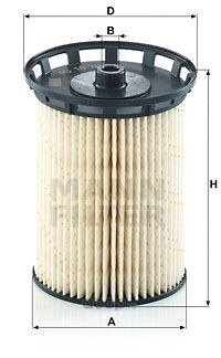 Топливный фильтр для AUDI Q7 (4M) MANN-FILTER PU 10 010 Z
