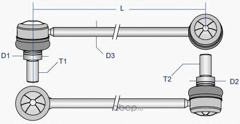 Тяга стабилизатора MOOG FD-LS-3667