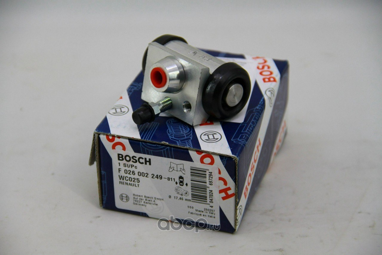 Цилиндр тормозной задний L=R BOSCH F 026 002 249