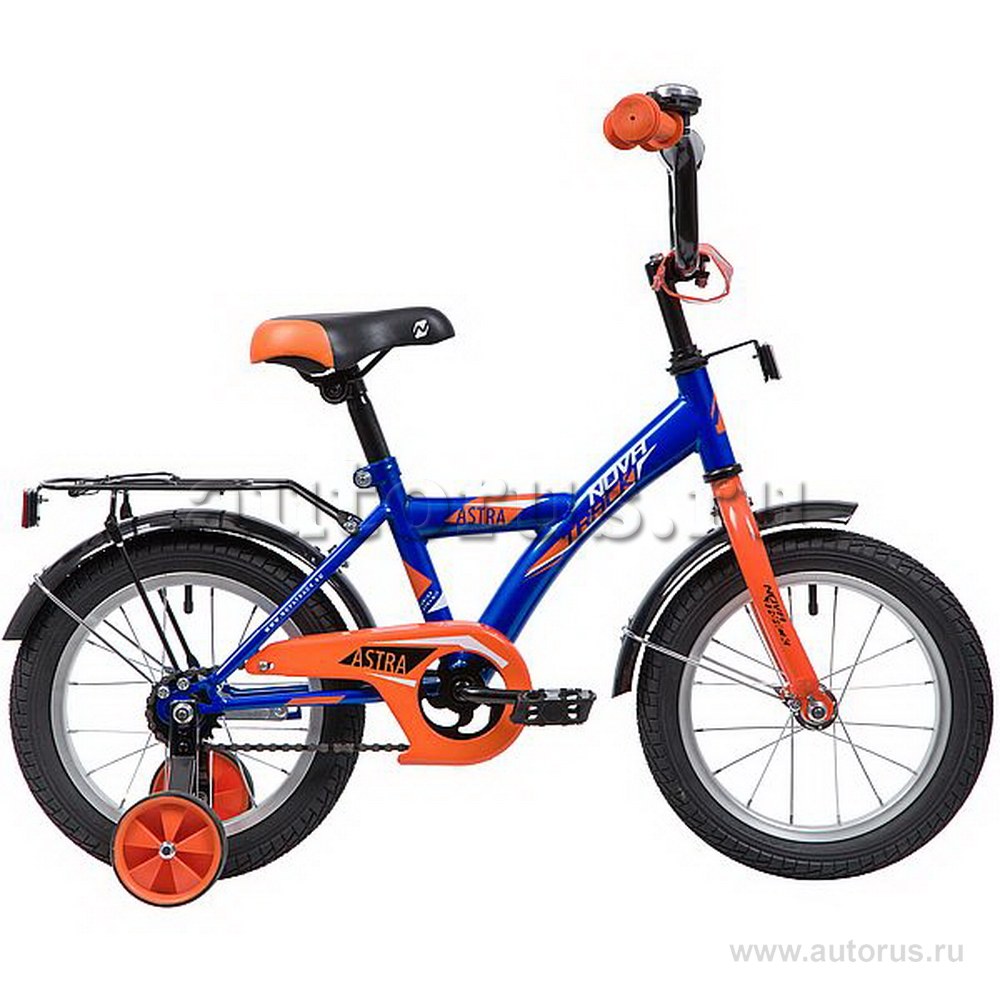 Велосипед 14 детский Novatrack Astra (2019) количество скоростей 1 рама сталь синий