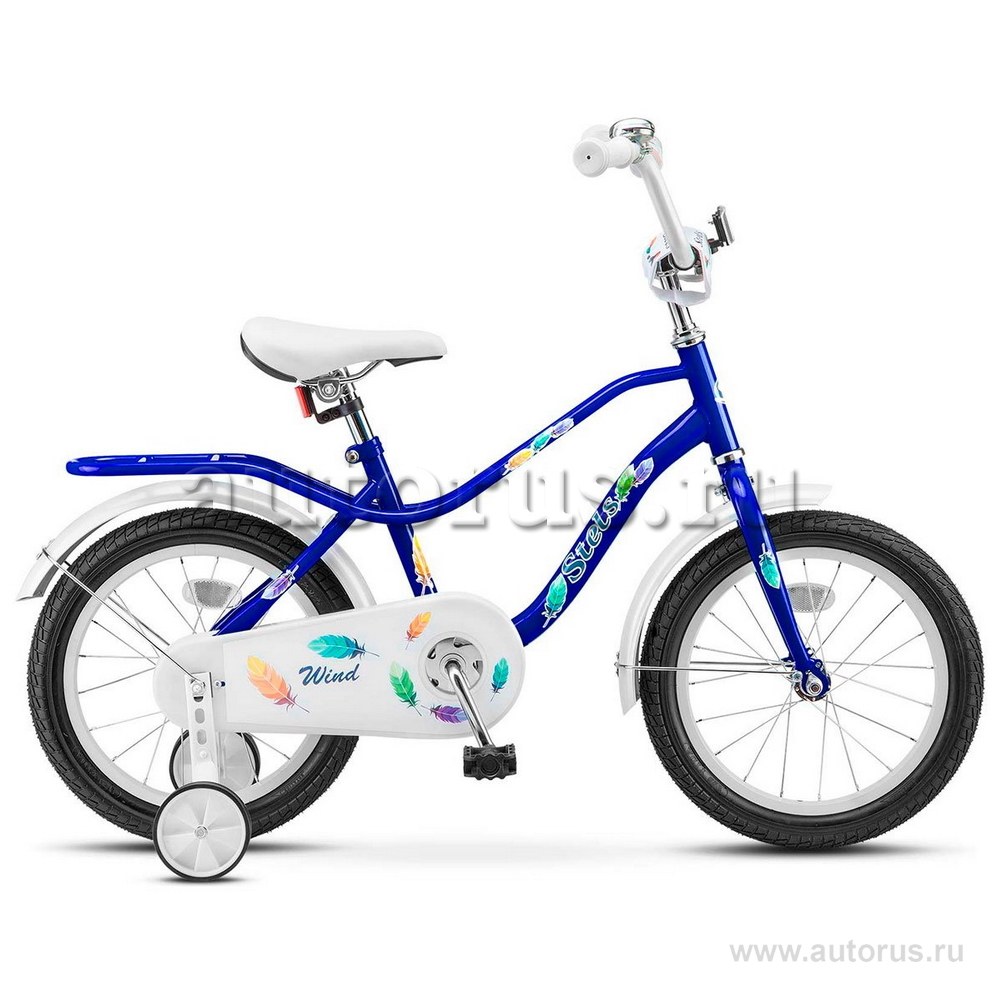 Велосипед 14 детский STELS Wind (2018) количество скоростей 1 рама сталь 9,5 синий