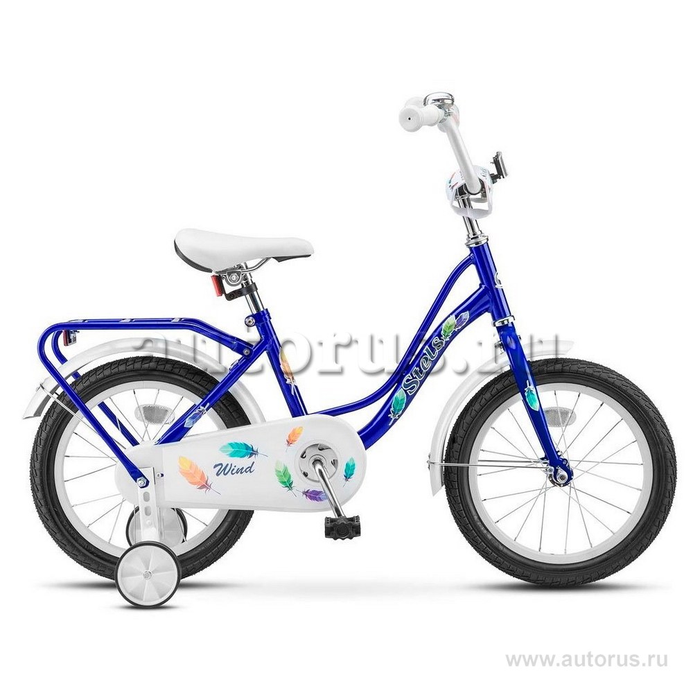 Велосипед 16 детский STELS Wind (2019) количество скоростей 1 рама сталь 11 синий