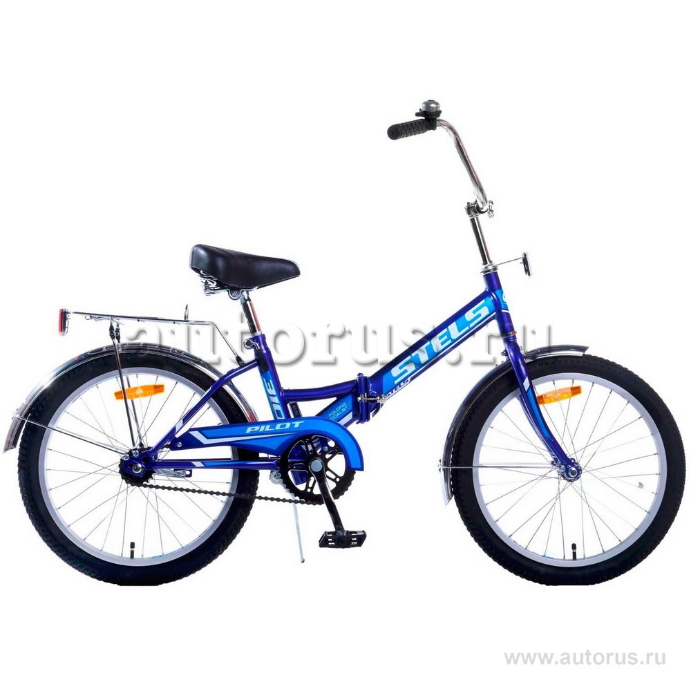 Велосипед 20 складной STELS Pilot 310 Z011 (2018) количество скоростей 1 рама сталь 13 синий
