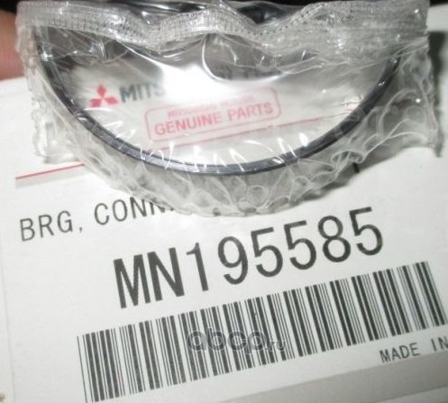 Вкладыши шатунные ASX MITSUBISHI MN195585