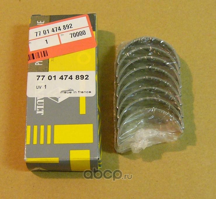Вкладыши шатунные LOGAN STD RENAULT 7701 474 892